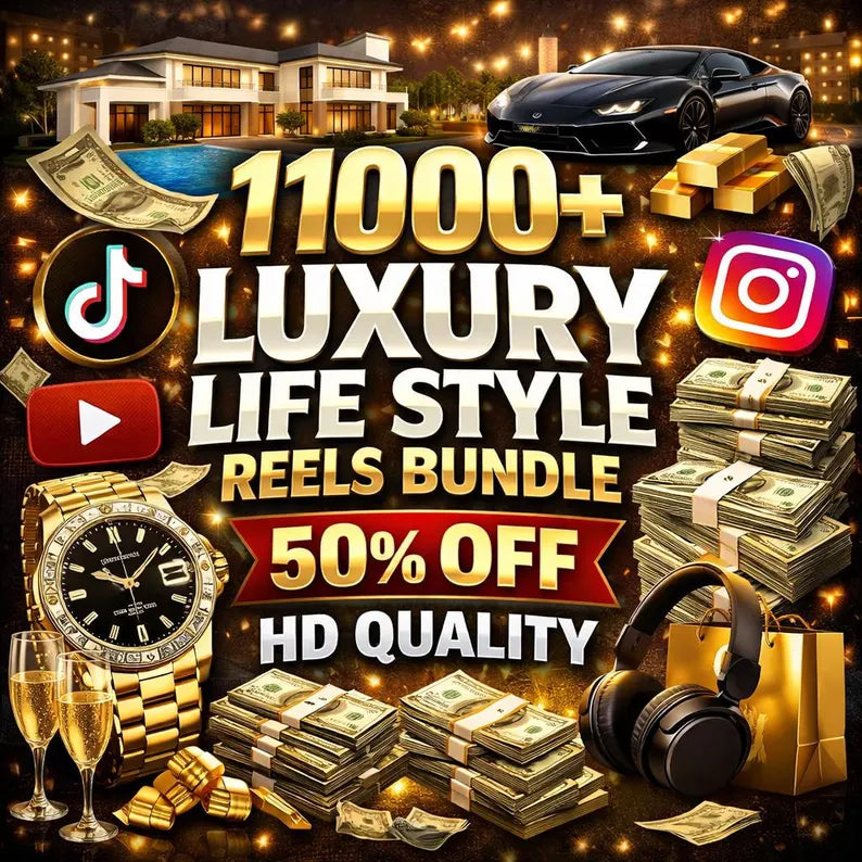 Luxury Lifestyle Reels Bundle – Social Media Content