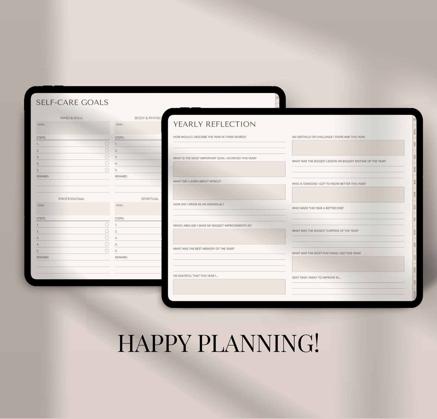 Digital Planner Undated GoodNotes Pro