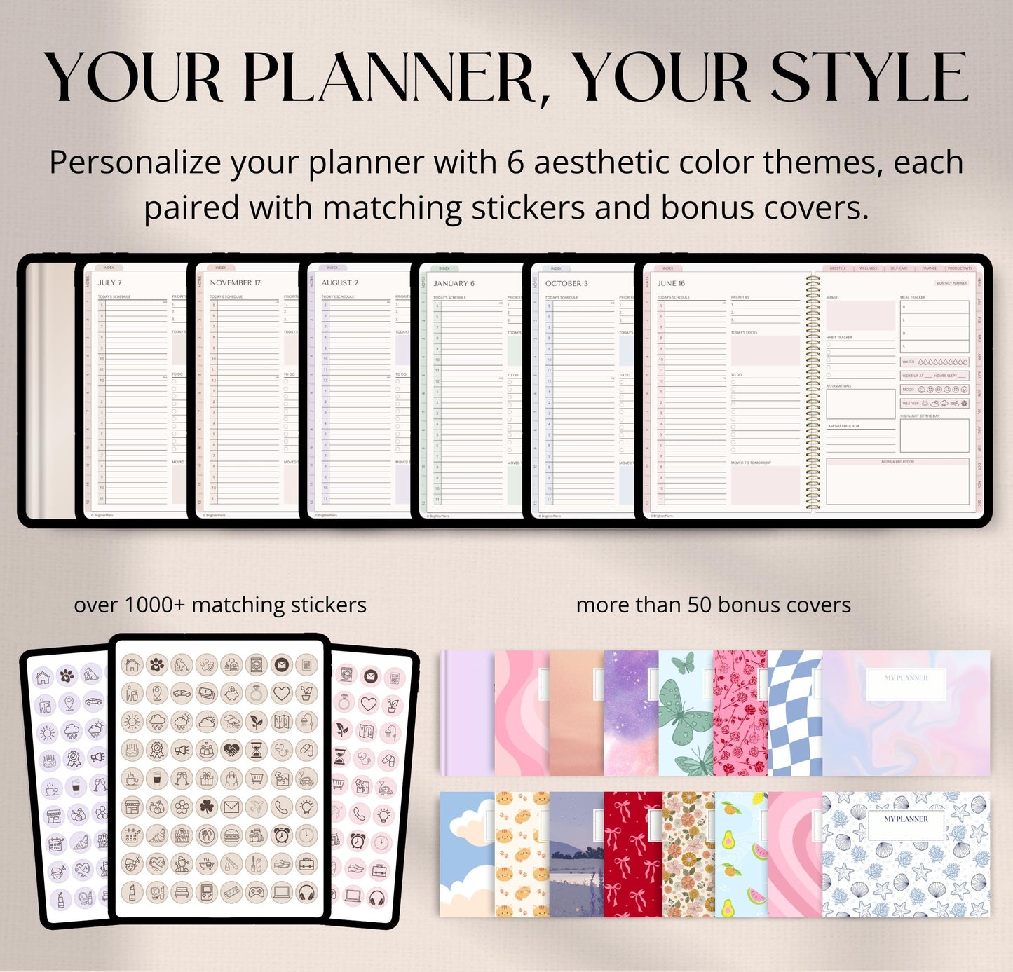 Digital Planner Undated