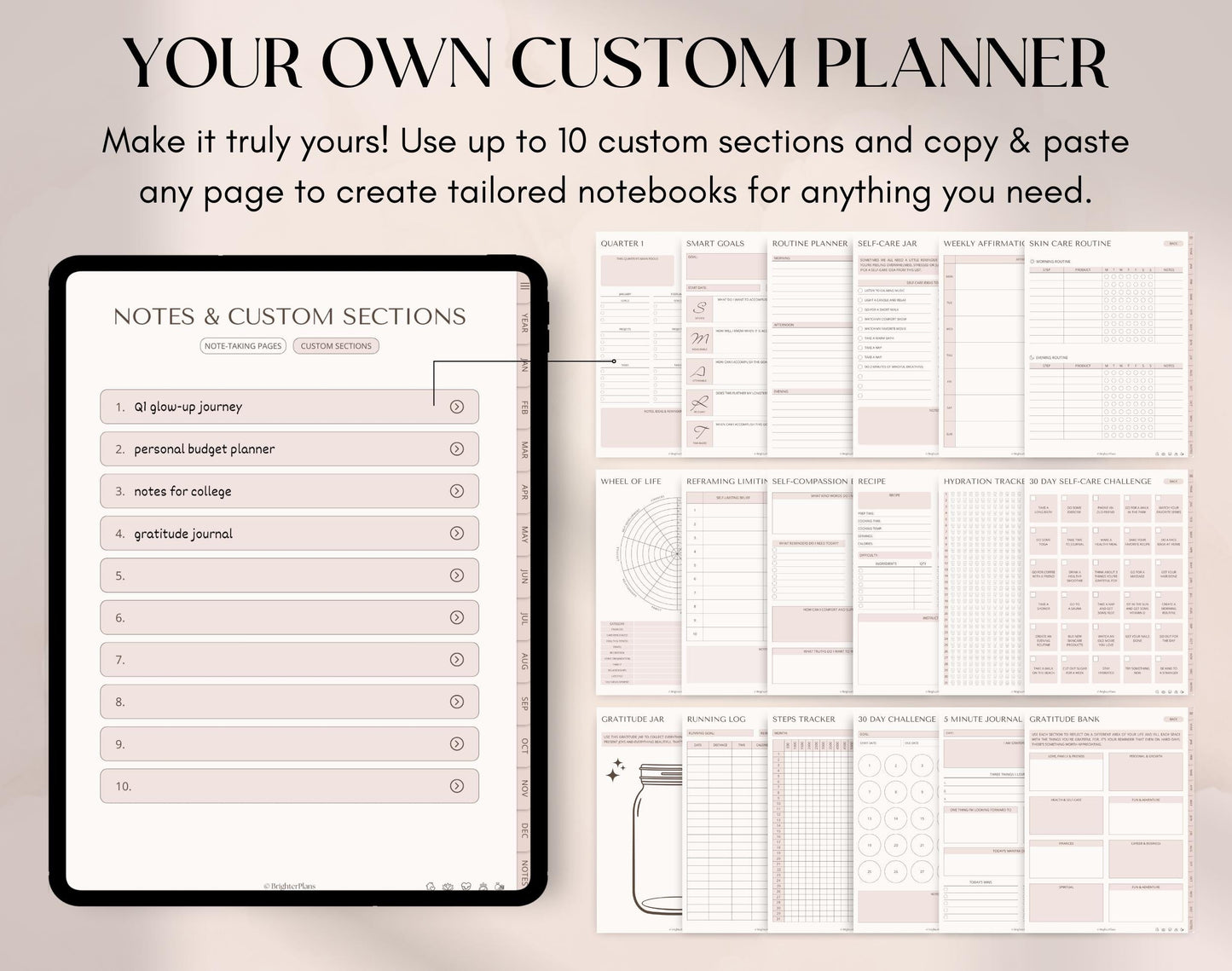 Digital Planner Undated – iPad & Android