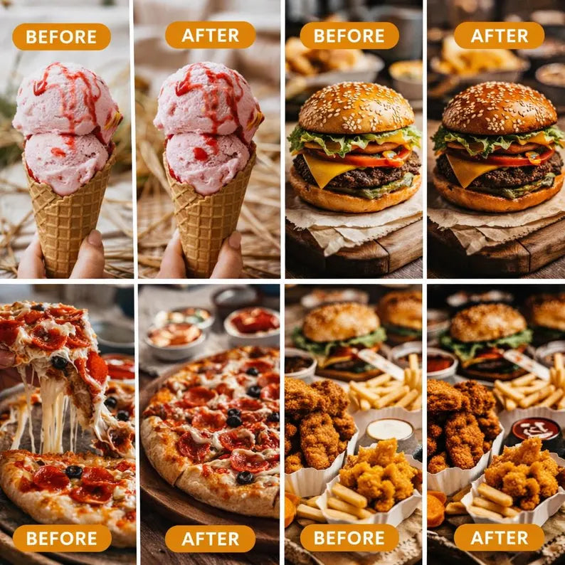 15 Film Food Lightroom Presets – Cinematic Style