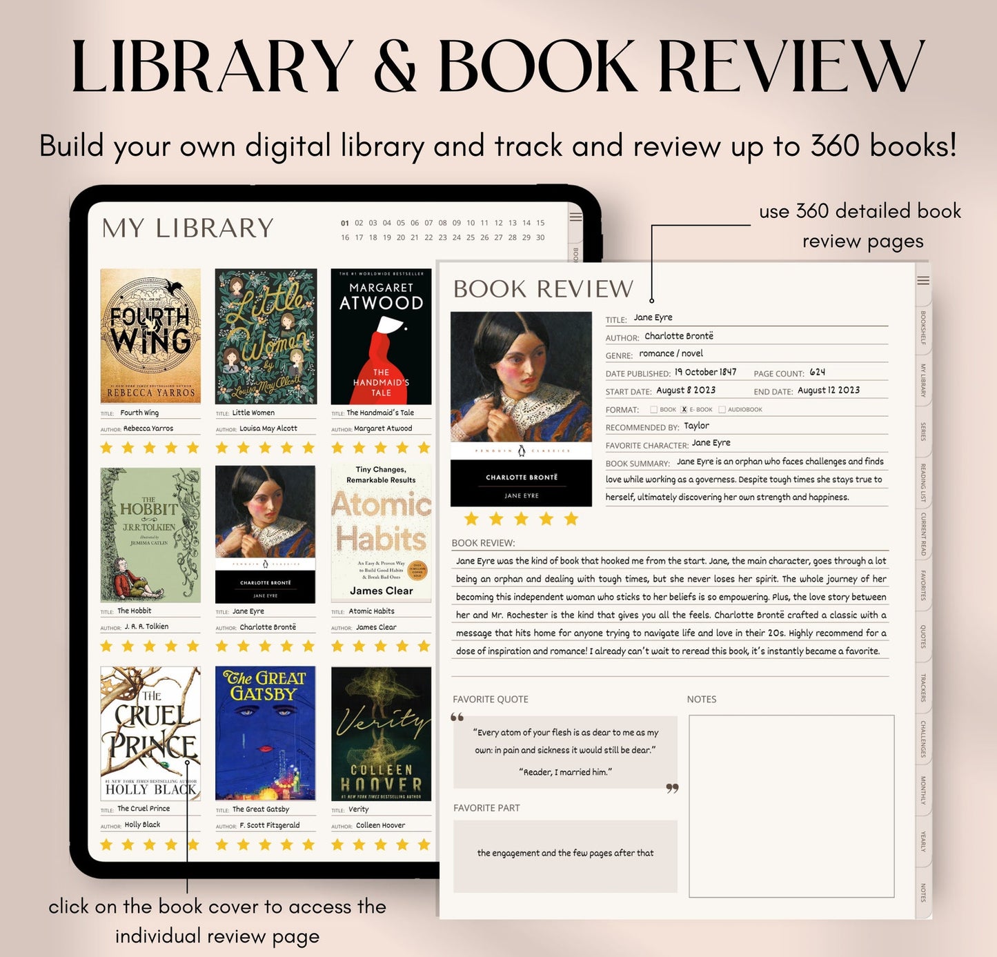 Digital Reading Journal