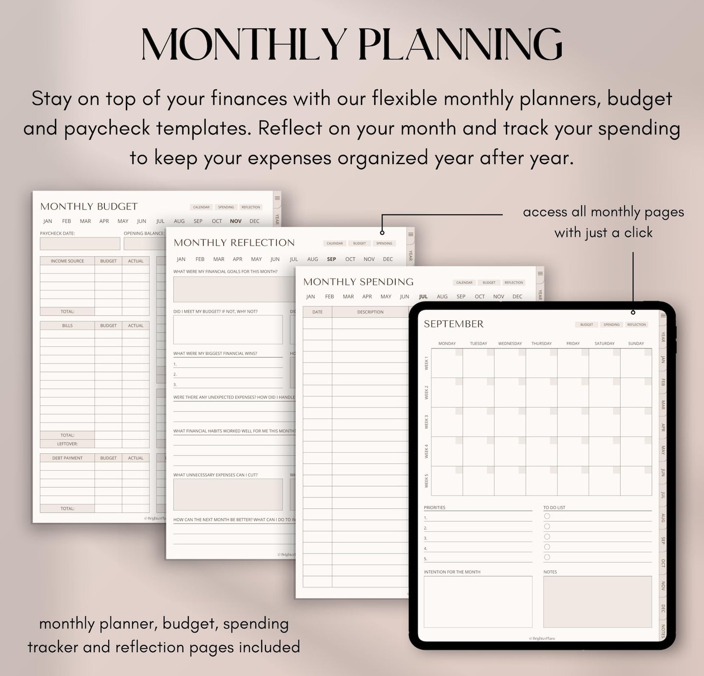 Digital Financial Budget Planner