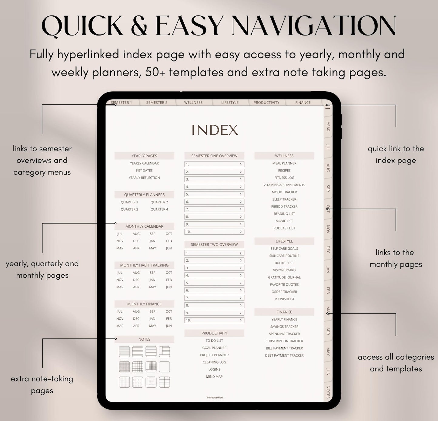 Student Digital Academic Planner