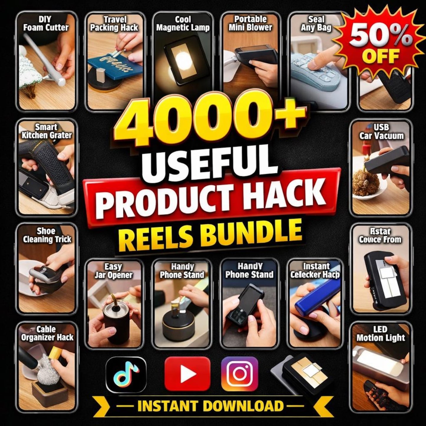 4000 Product Hacks Reels