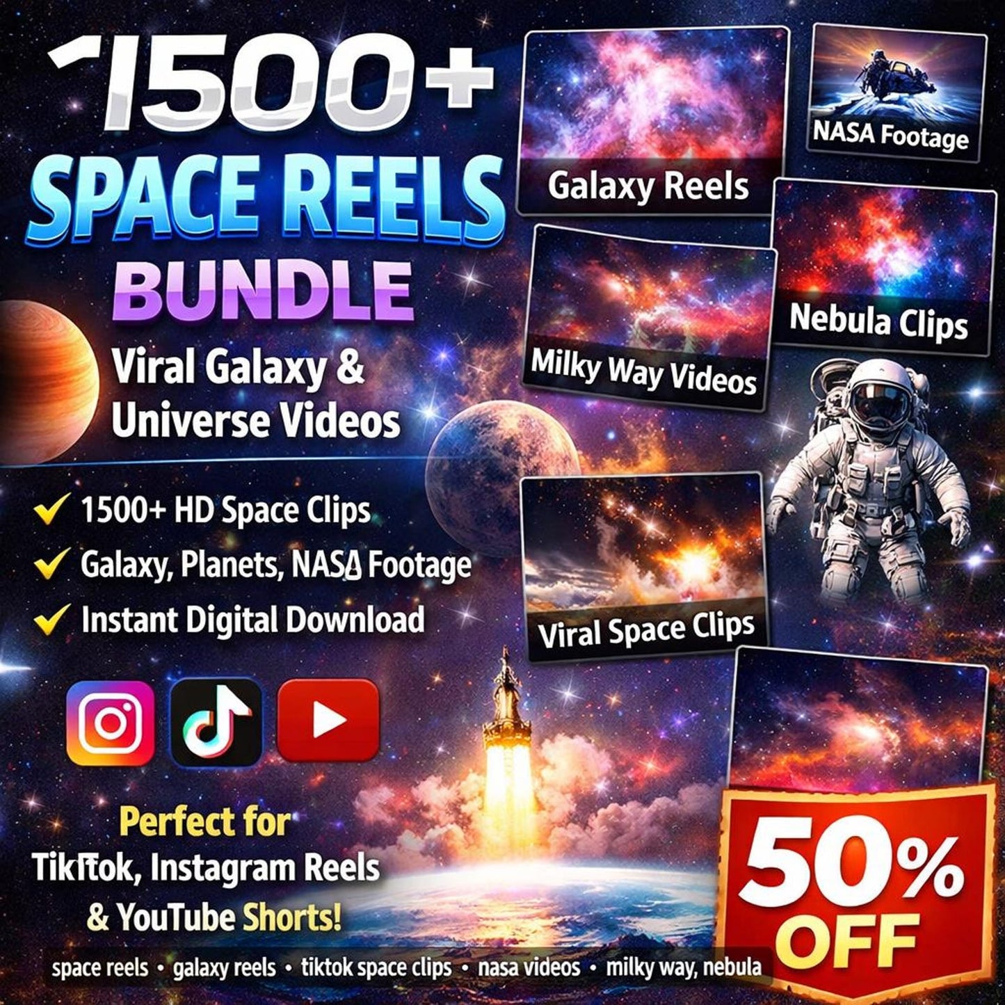 1500 Space Reels Bundle