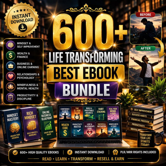 Ultimate 600 Life Transforming Ebook Bundle
