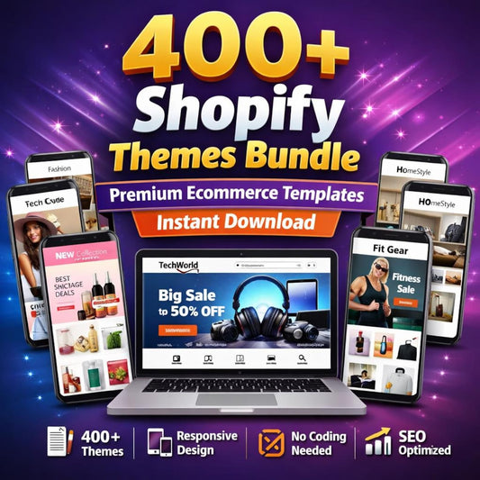 400 Shopify Themes Bundle
