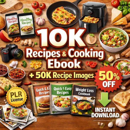 10K Recipes Cooking Ebook Bundle