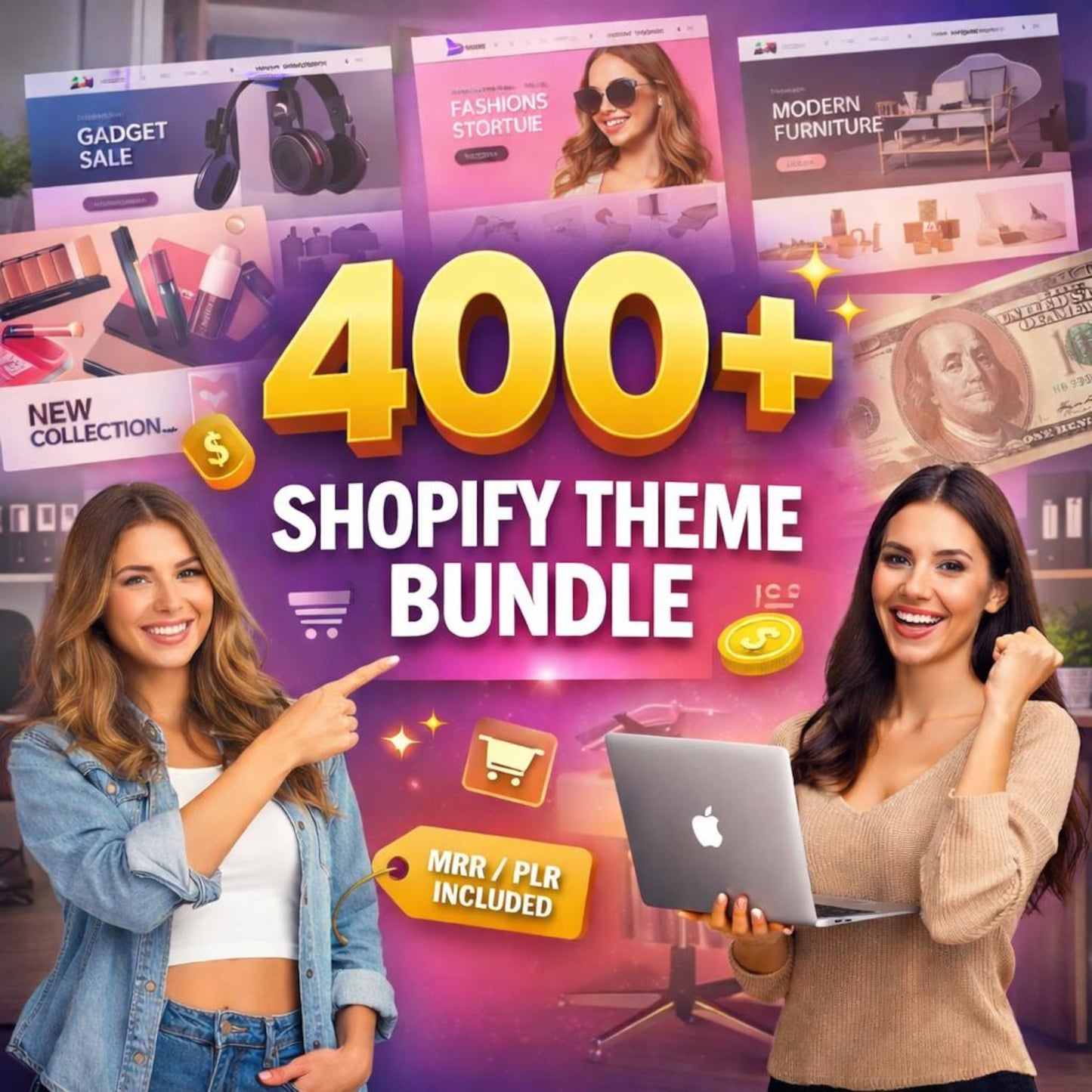 400 Shopify Themes Bundle
