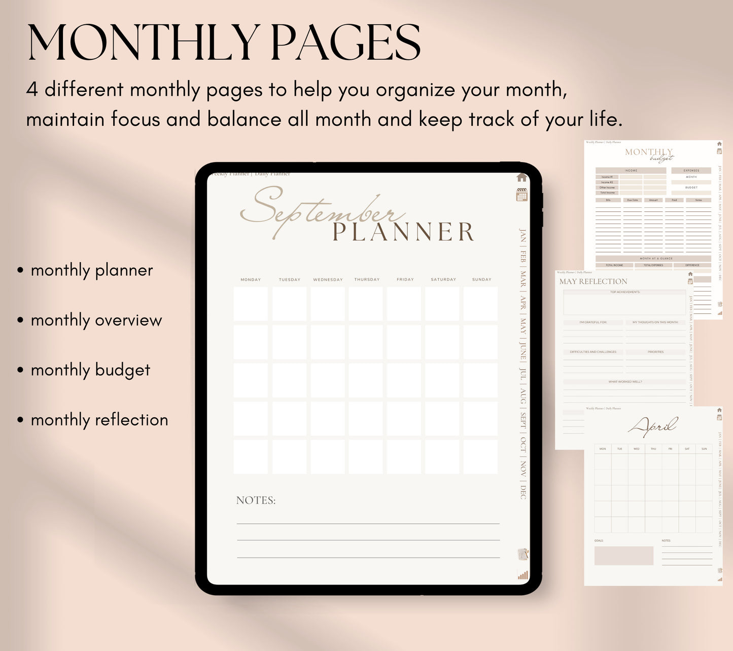 ADHD Digital Planner – Undated Daily Planner