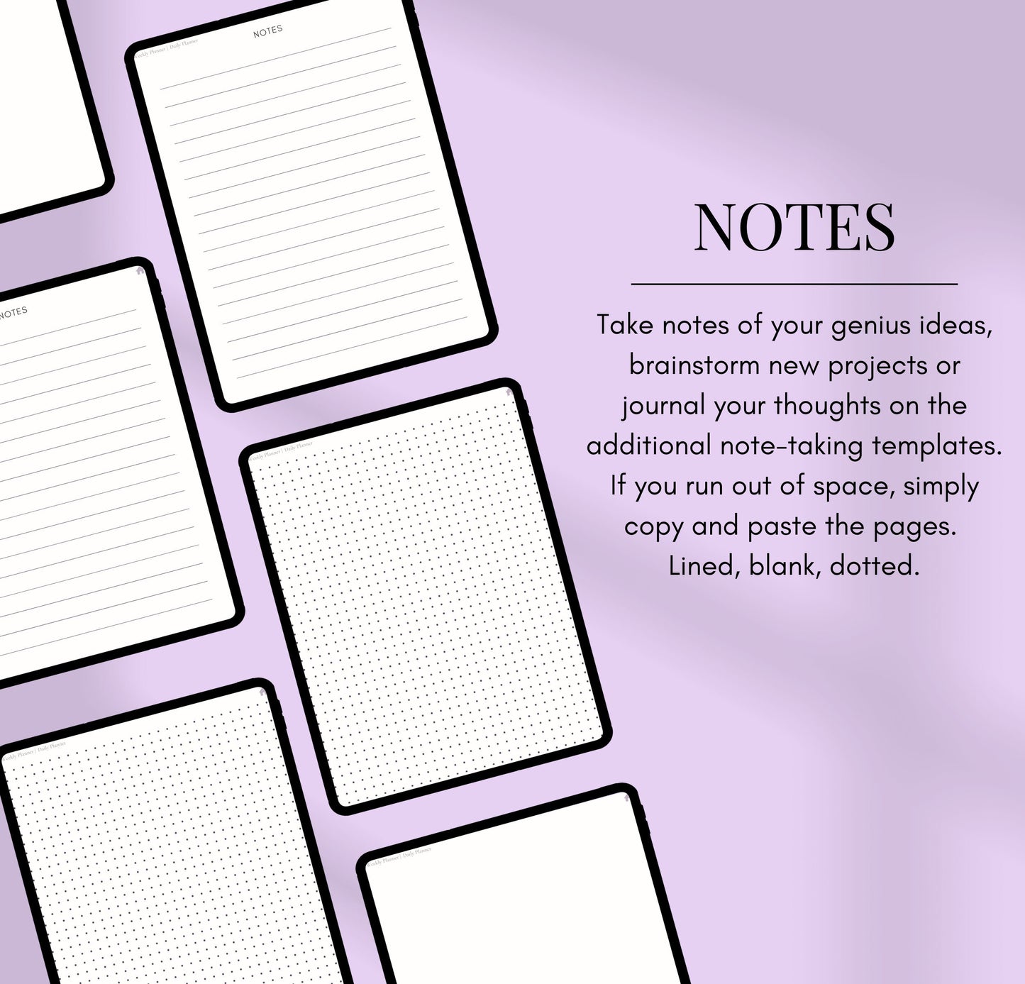 ADHD Digital Planner Undated