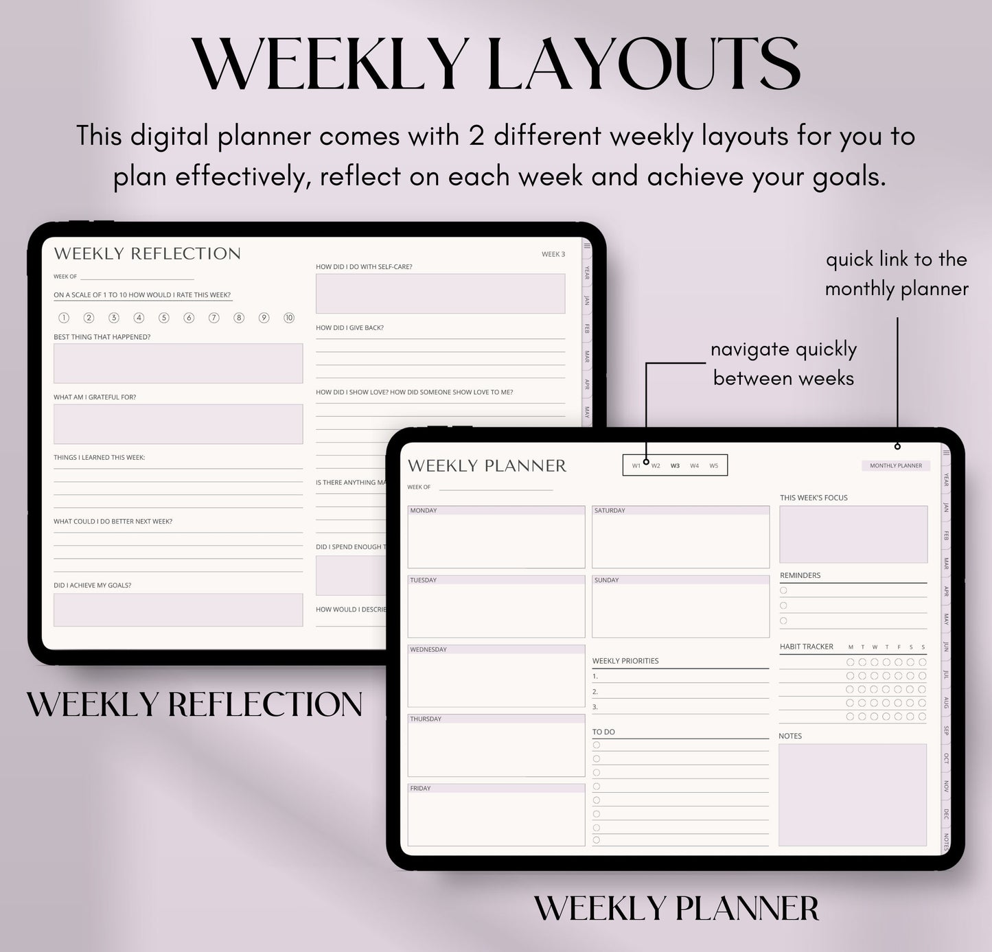 Digital Planner Undated GoodNotes