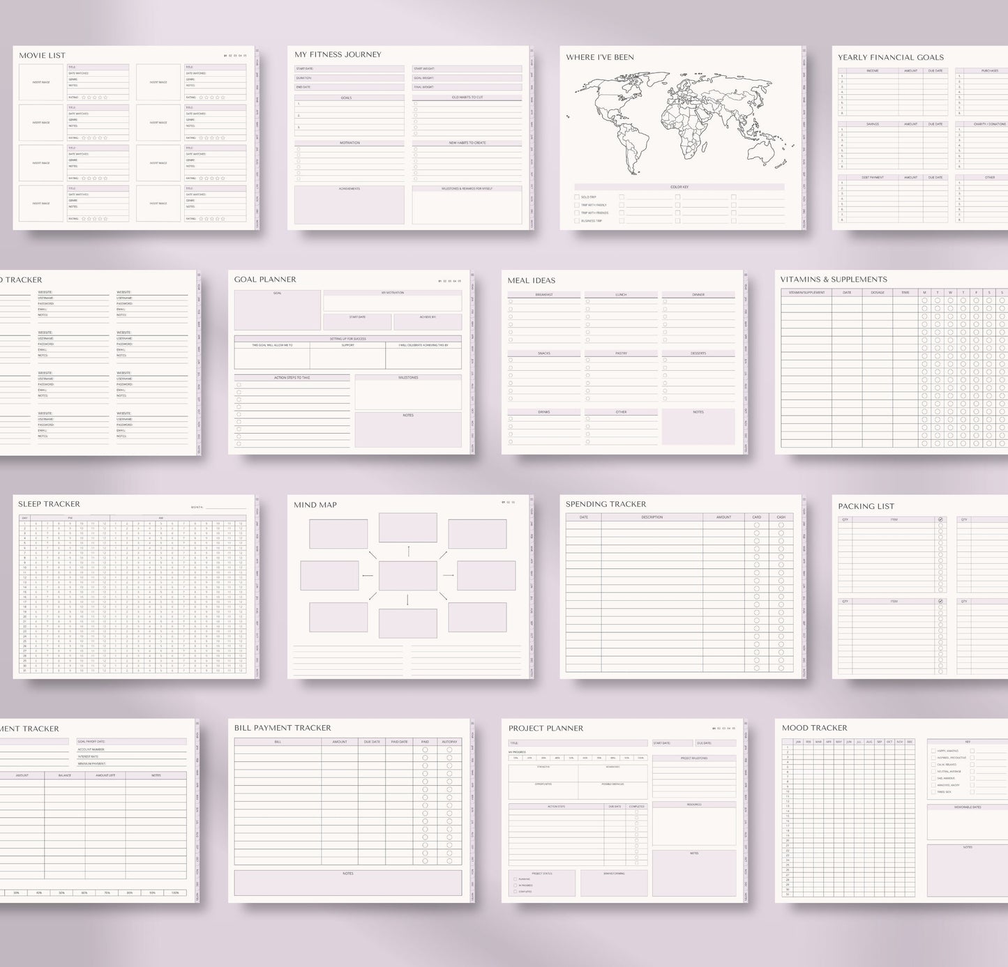 Digital Planner Undated GoodNotes