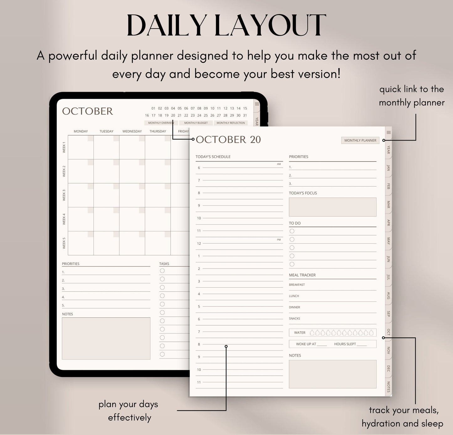 Digital Planner Undated