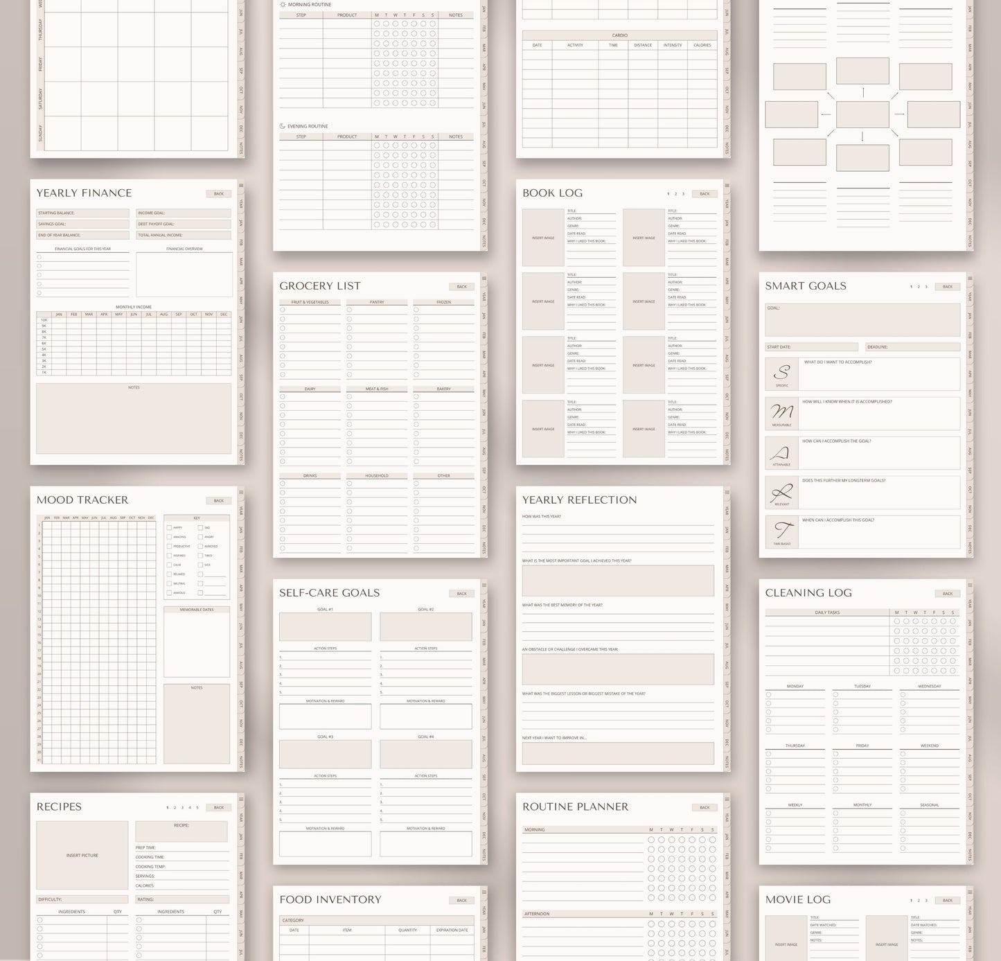 Digital Planner Undated
