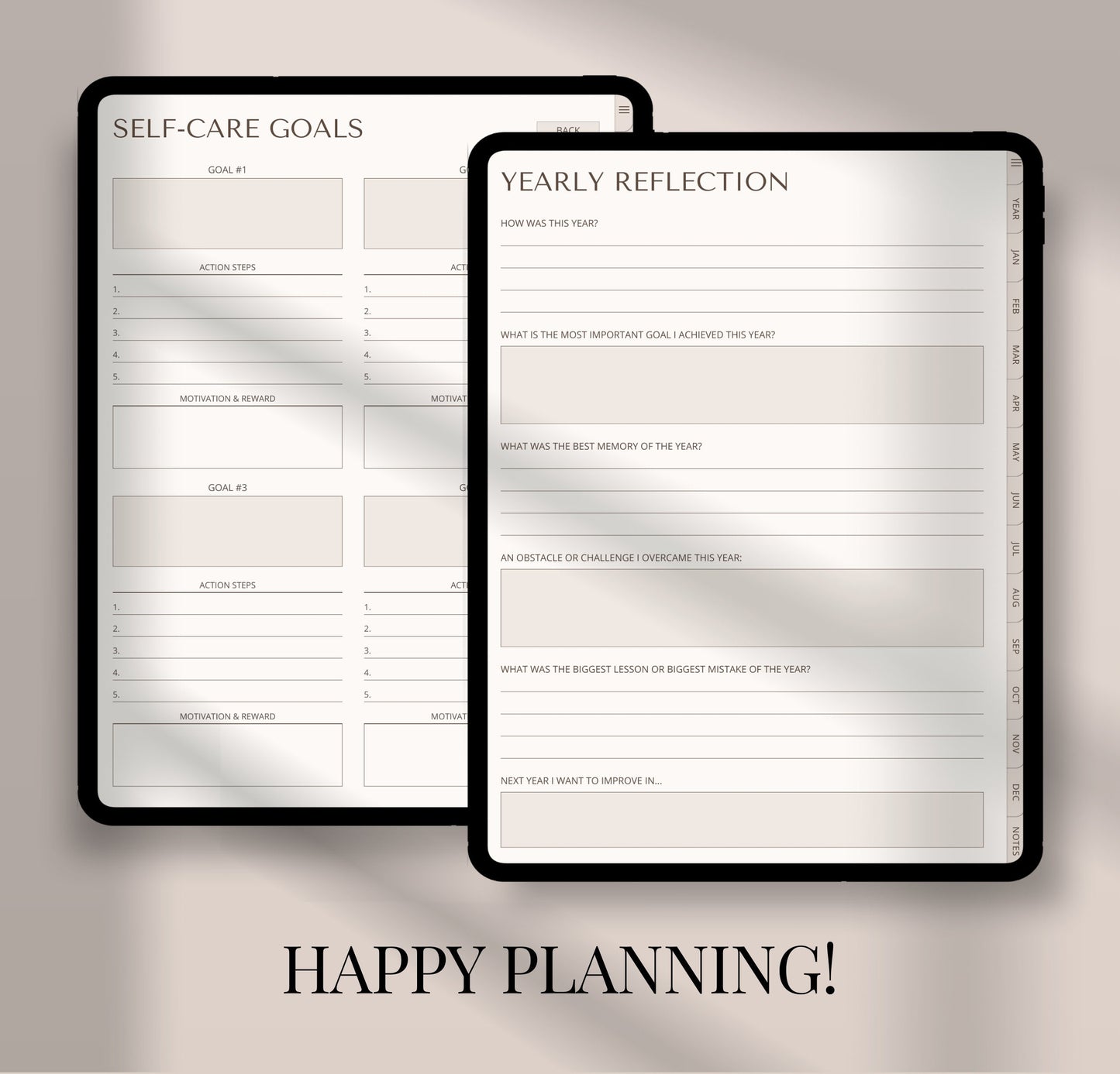 Digital Planner Undated