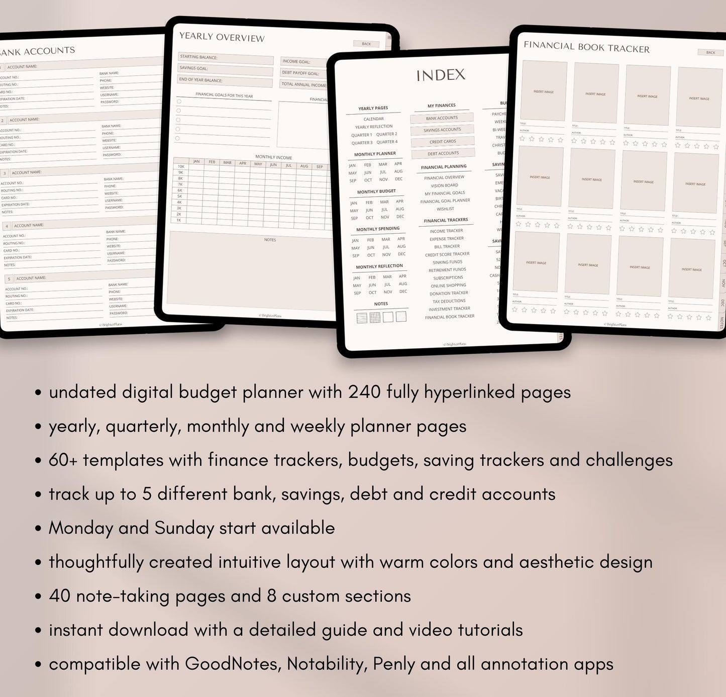 Digital Financial Budget Planner