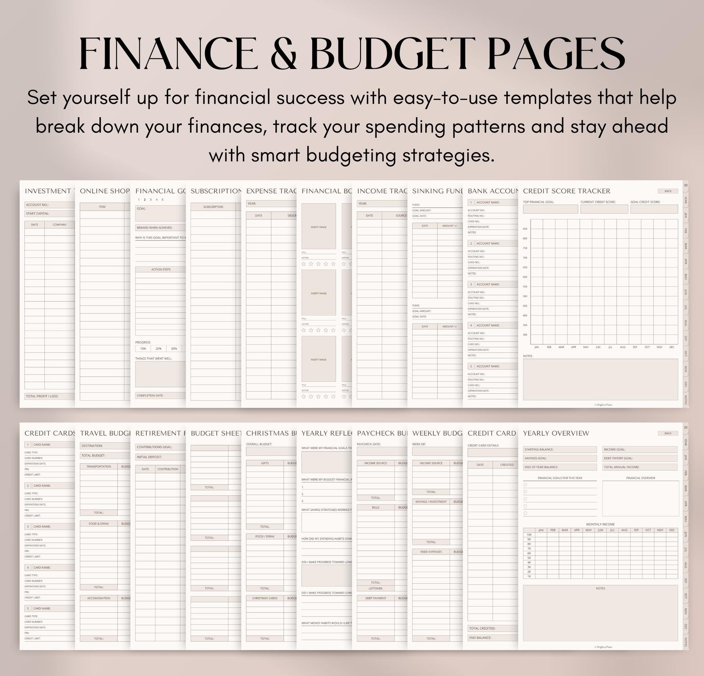 Digital Financial Budget Planner