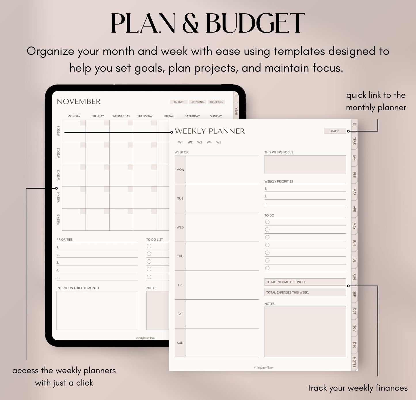 Digital Financial Budget Planner