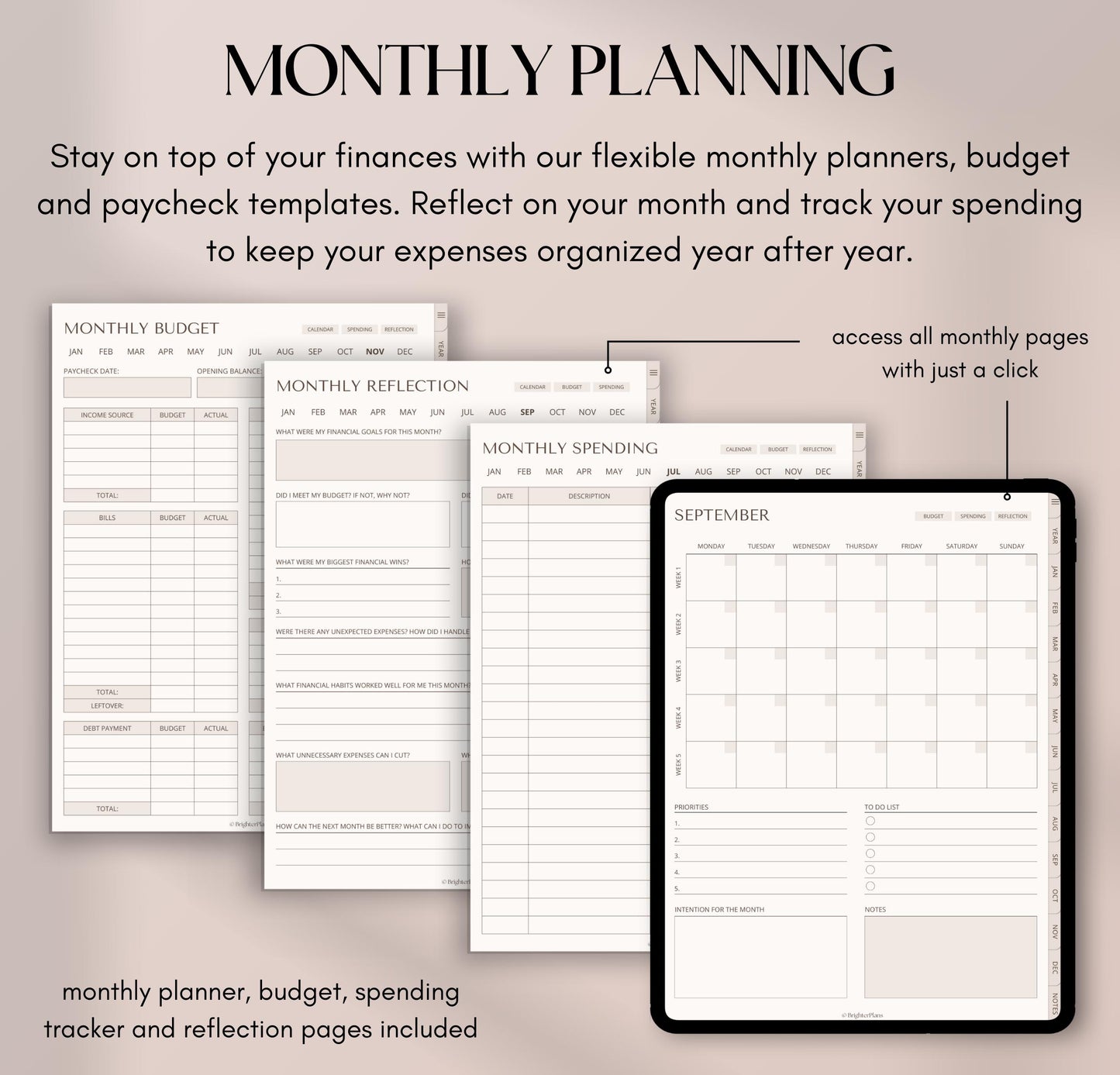 Digital Financial Budget Planner