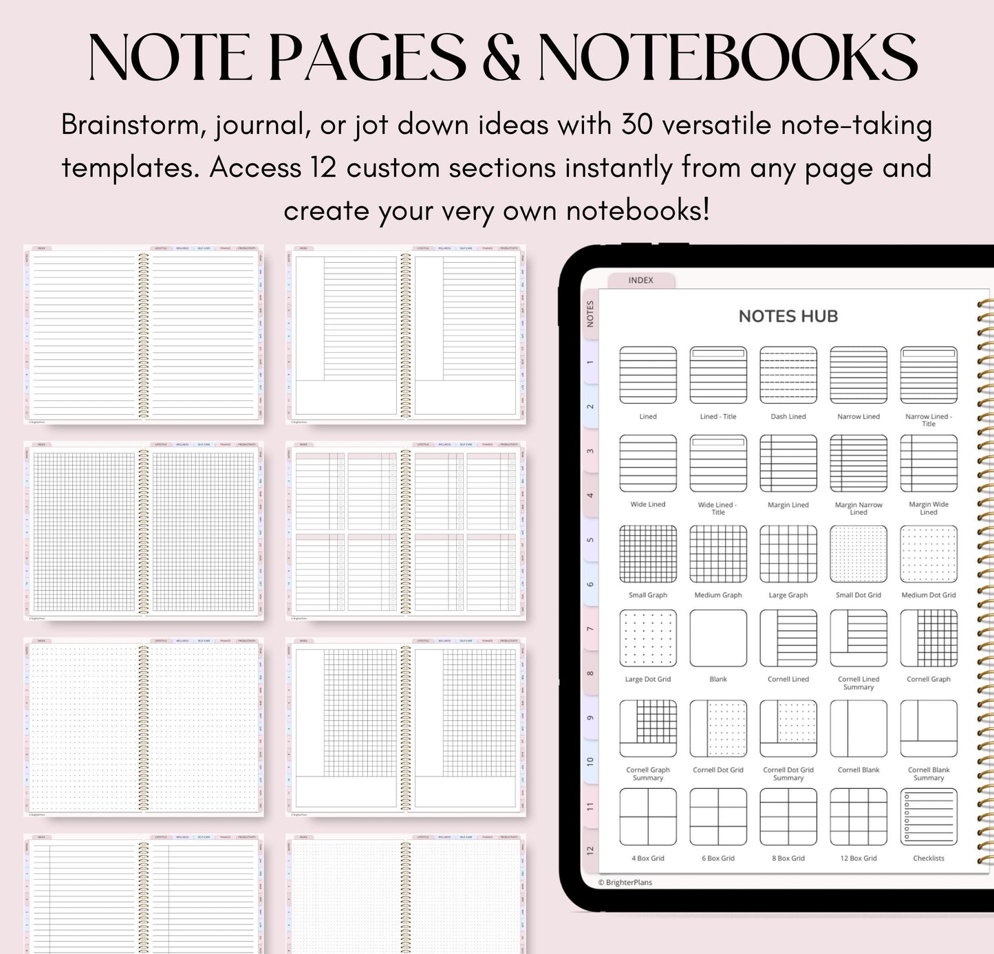 All-in-One Digital Planner Undated