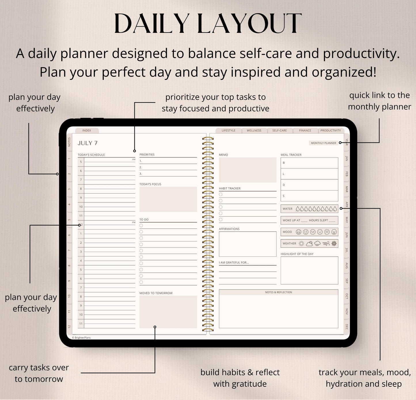 Digital Planner Undated