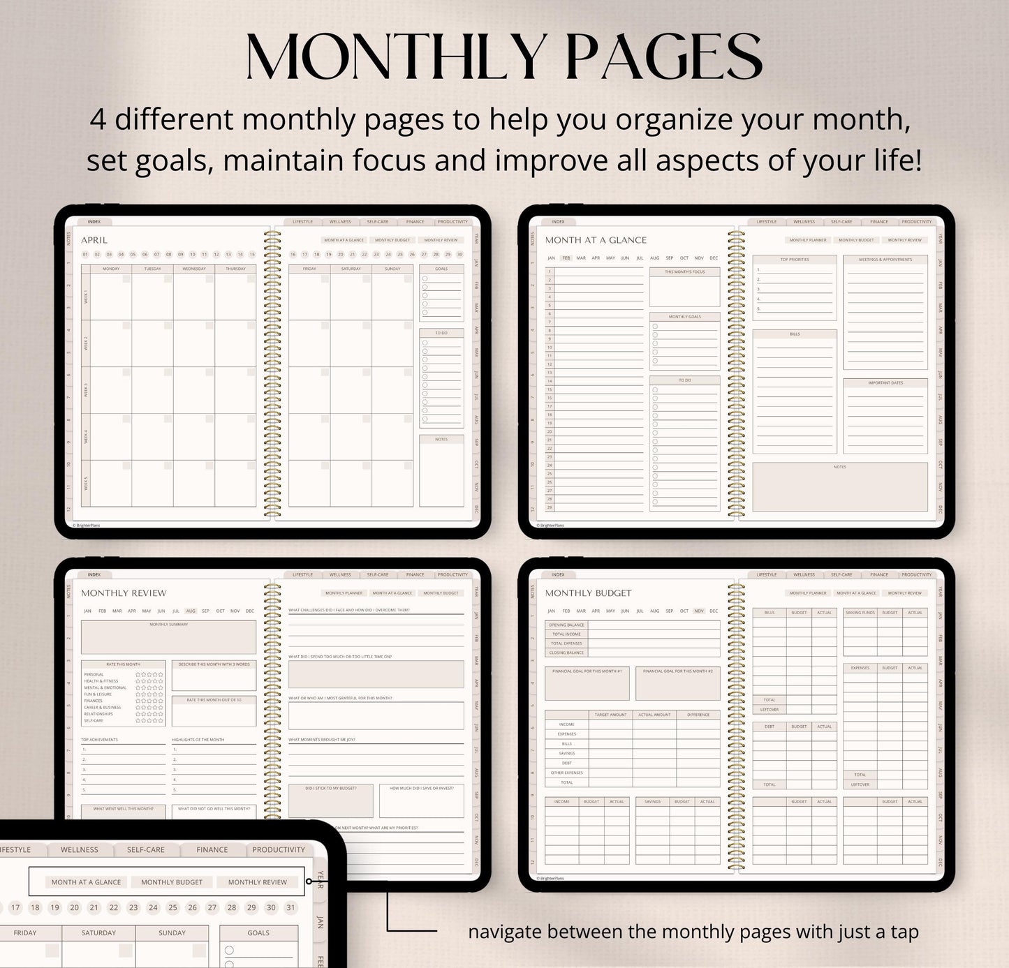 Digital Planner Undated