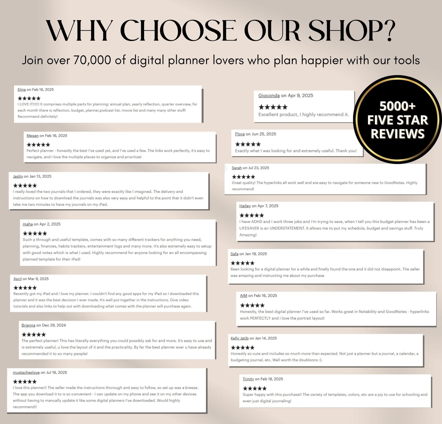 Digital Planner Whole Shop Bundle