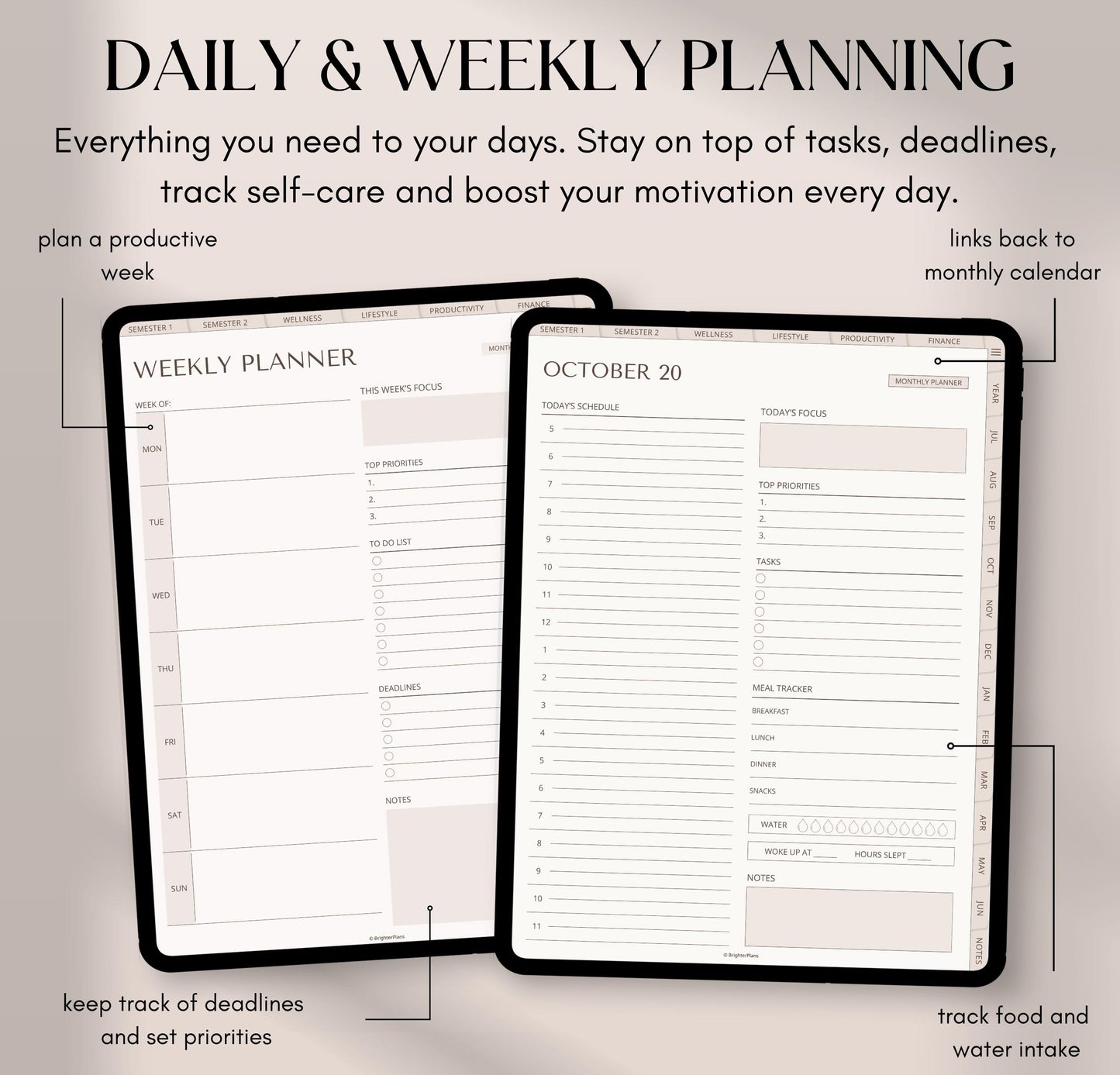 Student Digital Academic Planner
