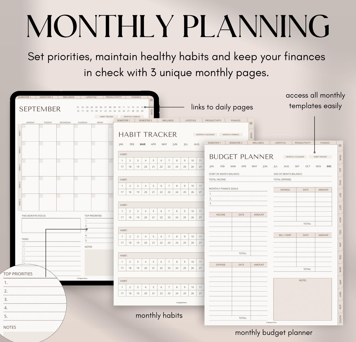 Student Digital Academic Planner
