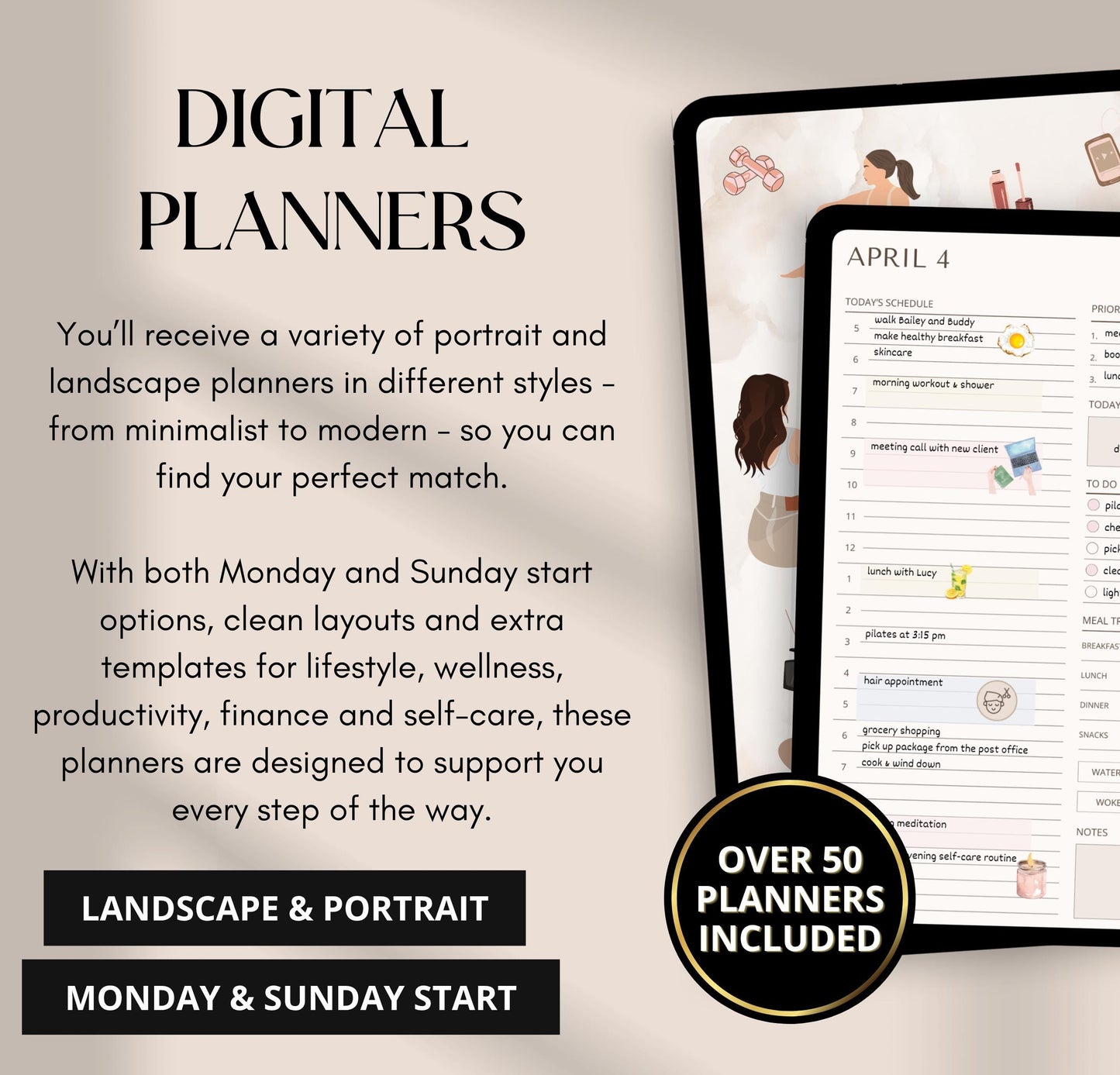 Digital Planner Whole Shop Bundle