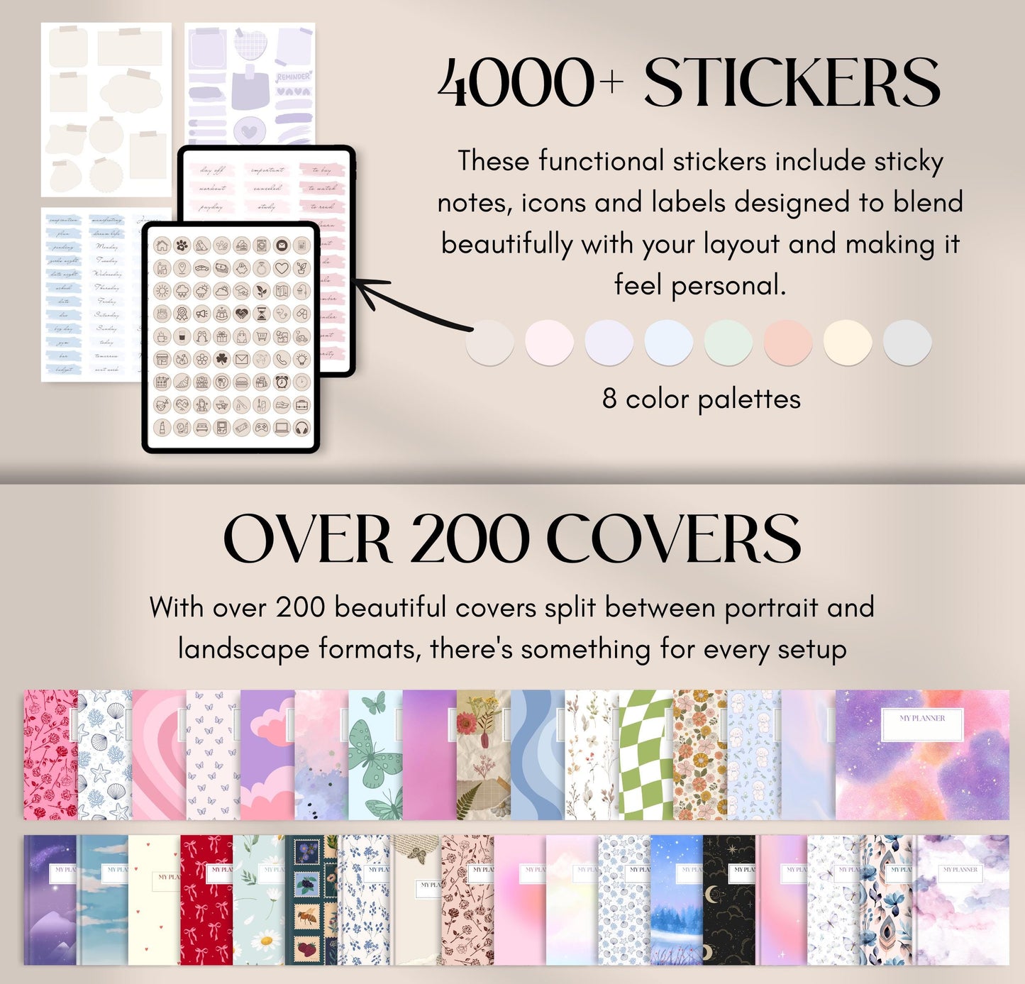 Digital Planner Whole Shop Bundle