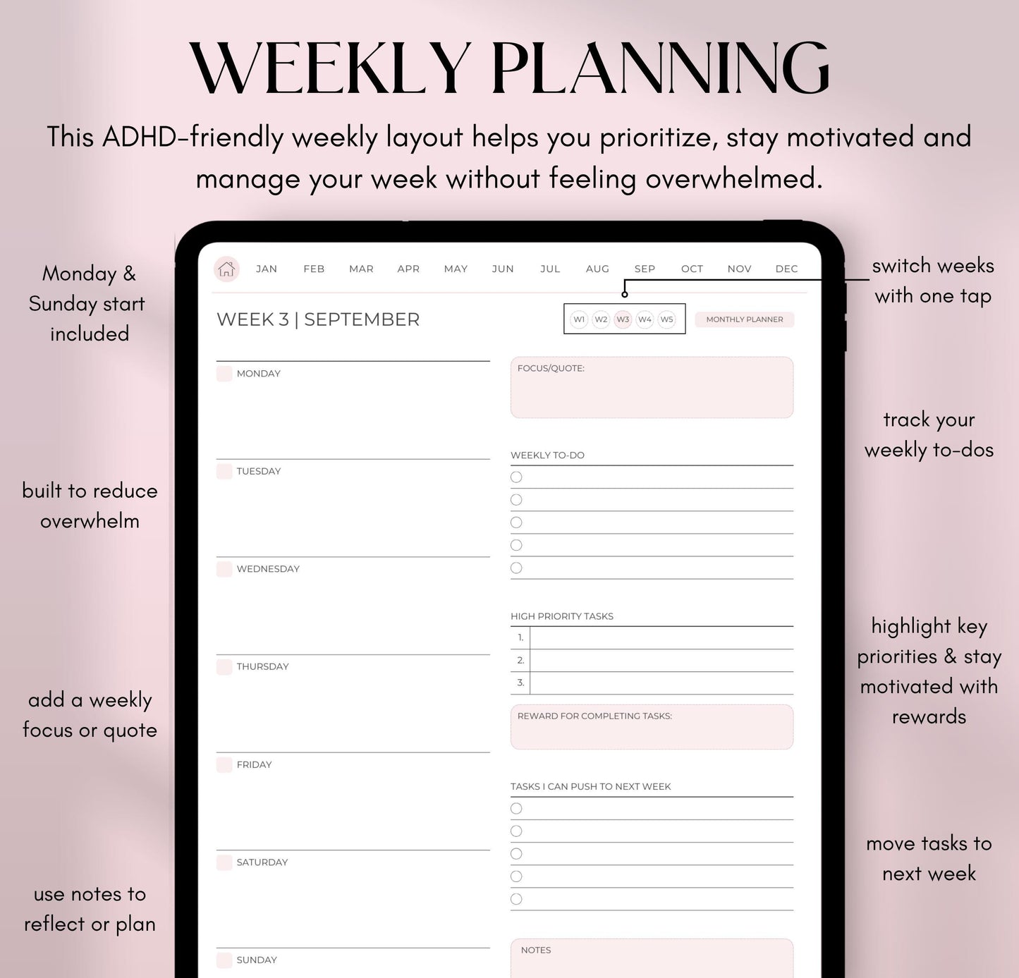 ADHD Planner Digital
