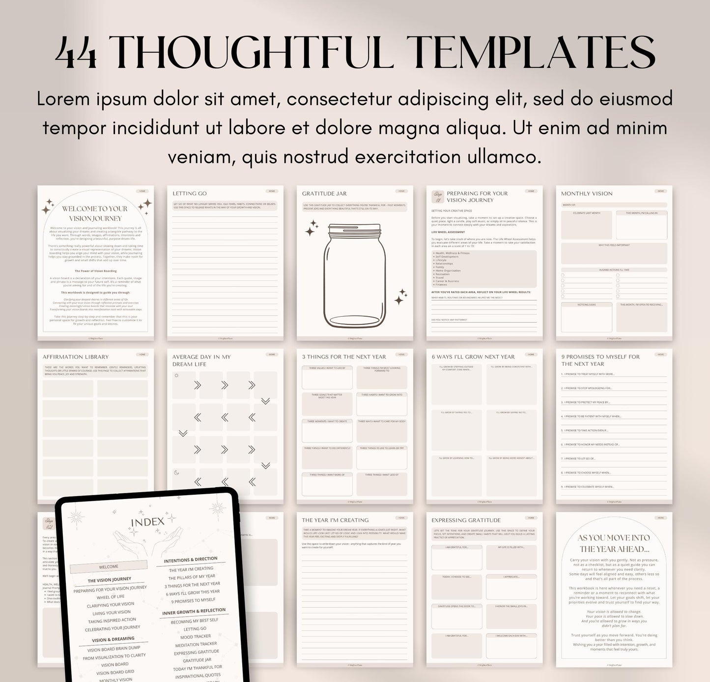 2026 Vision Board Journaling Kit