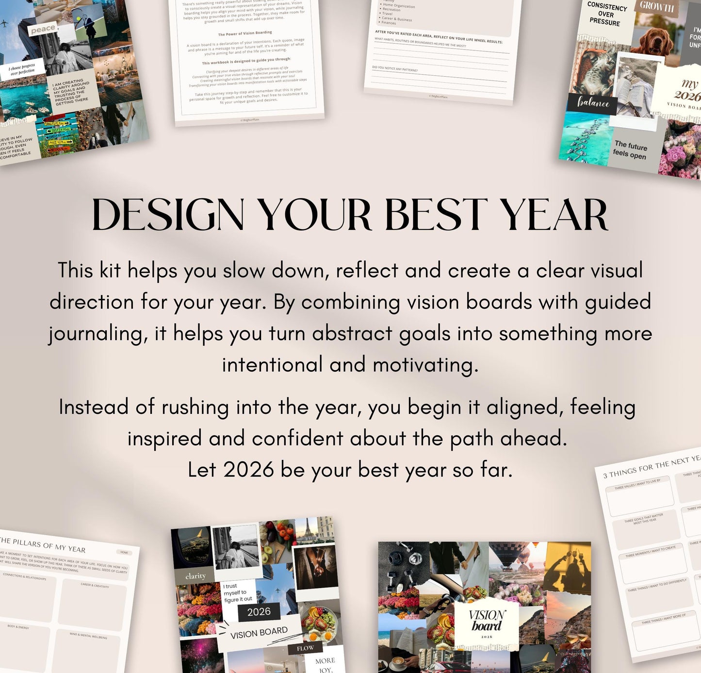 2026 Vision Board Journaling Kit