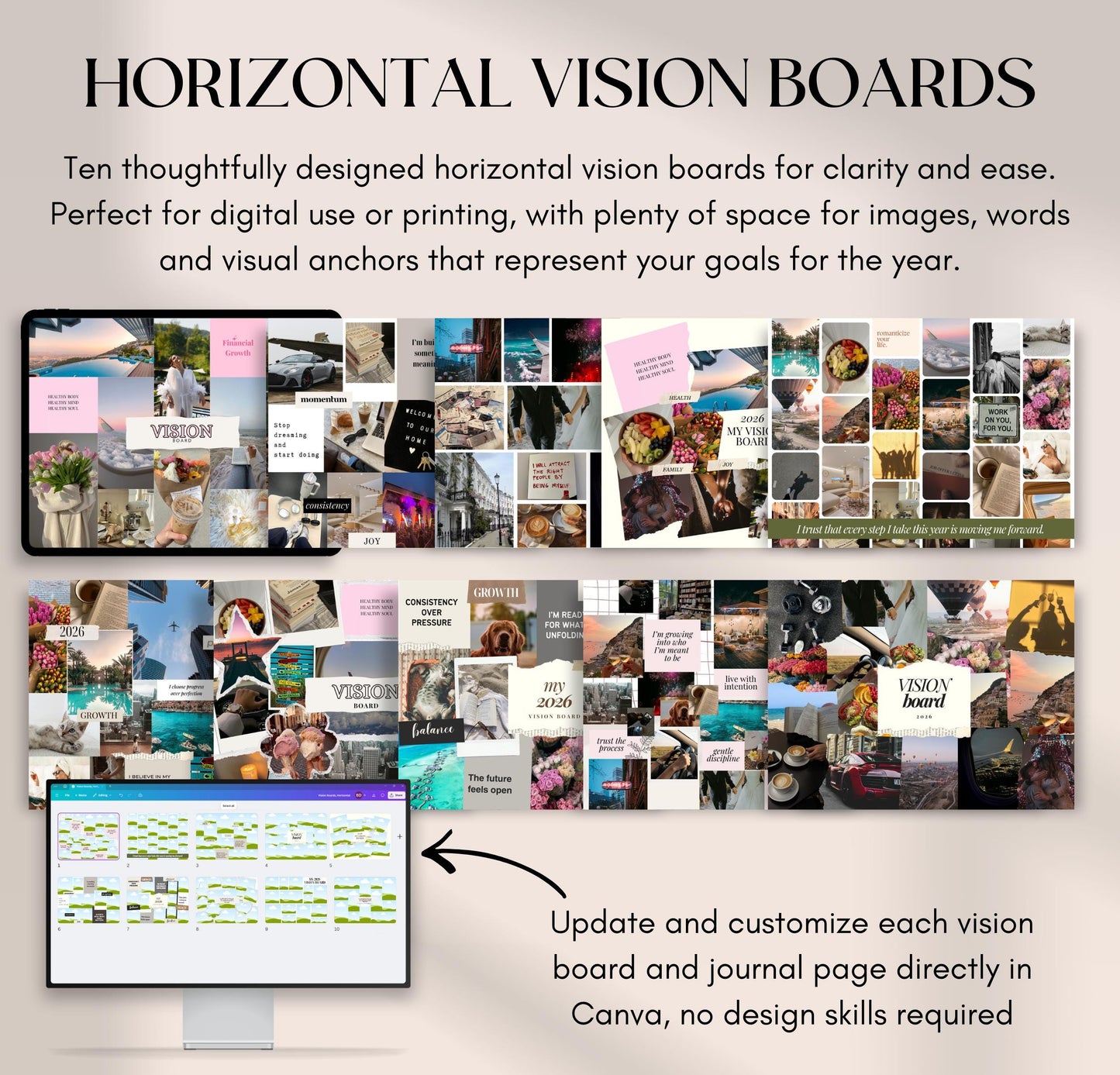 2026 Vision Board Journaling Kit
