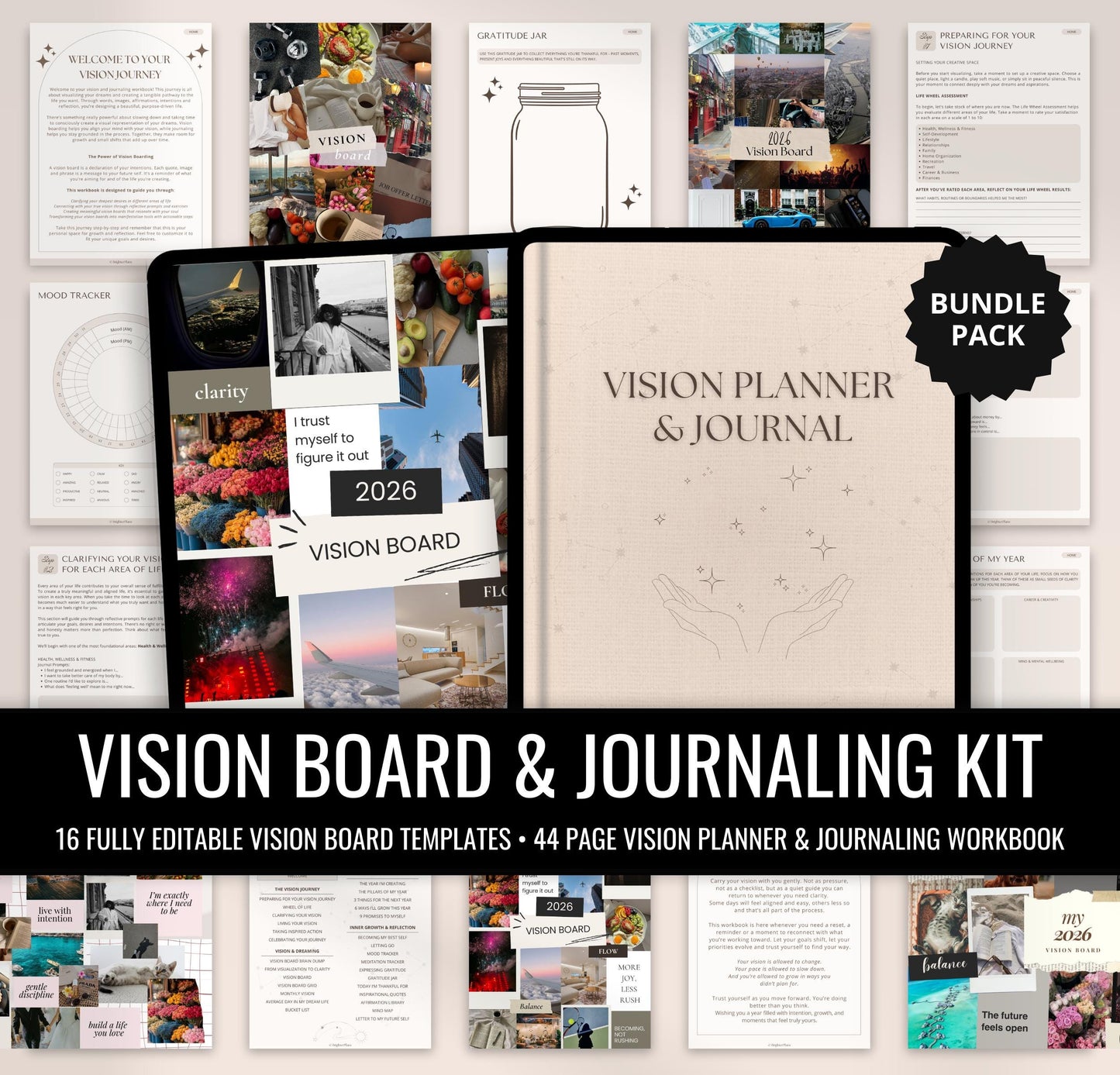 2026 Vision Board Journaling Kit