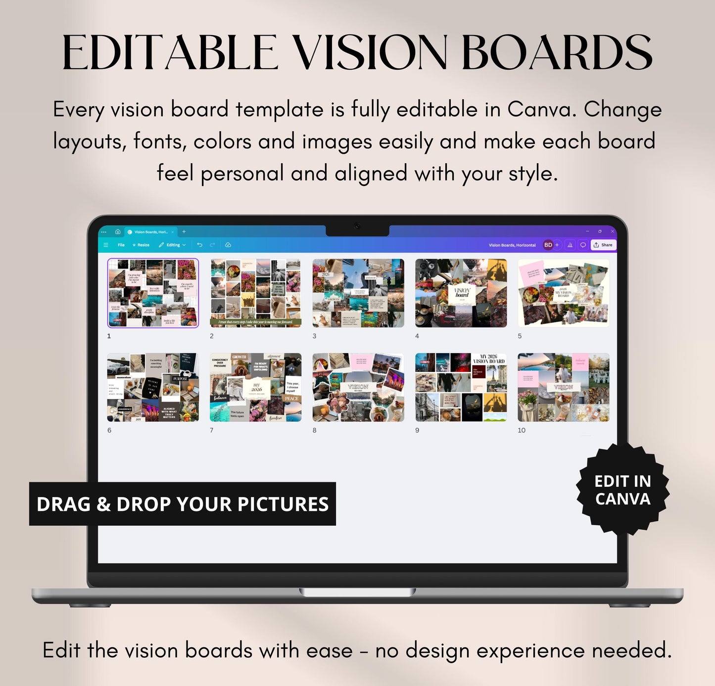 2026 Vision Board Journaling Kit