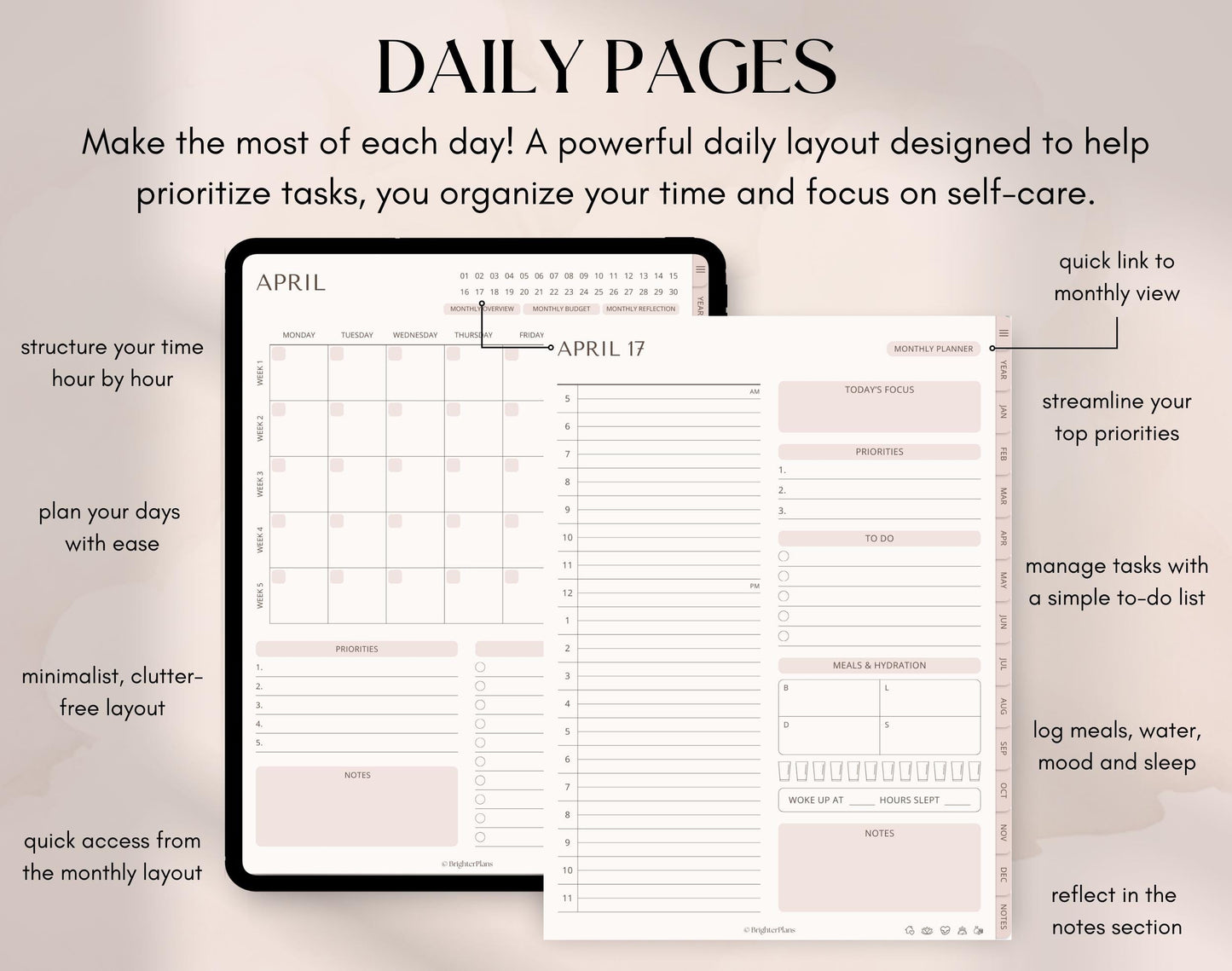 Digital Planner Undated – iPad & Android
