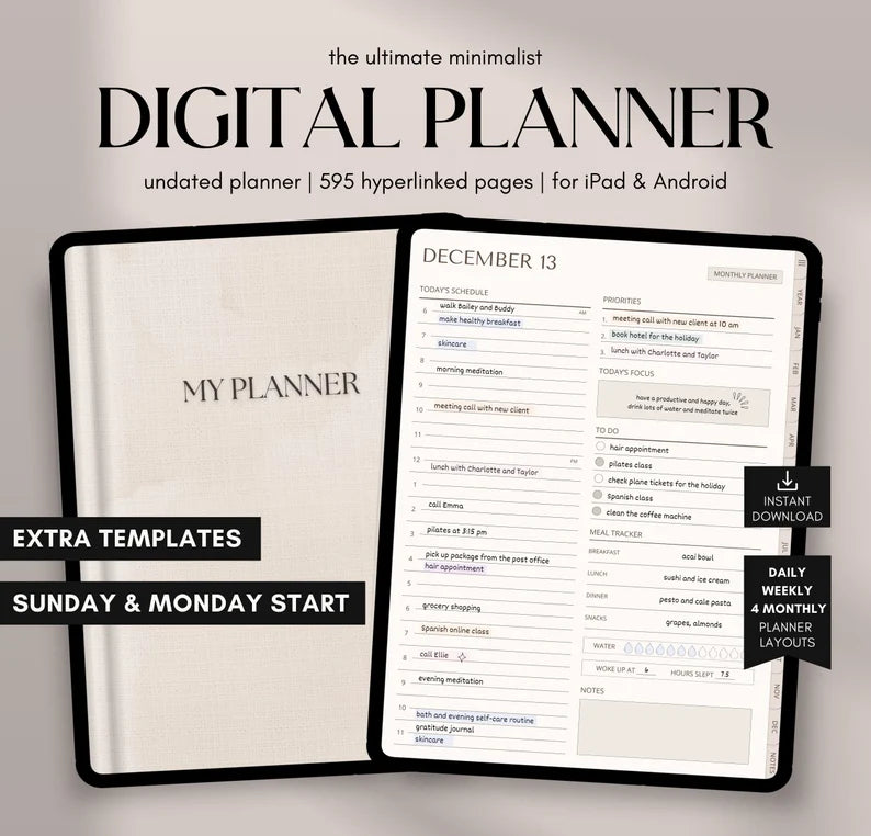 Digital Planner Undated